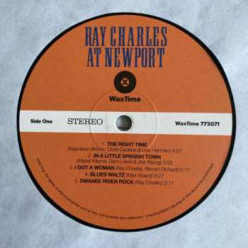 LP Ray Charles: Ray Charles At Newport LTD