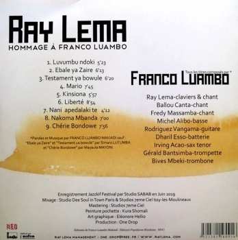 2LP Ray Lema: Hommage A Franco Luambo (On Entre KO - On Sort OK)
