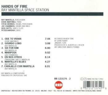 CD Ray Mantilla Space Station: Hands Of Fire