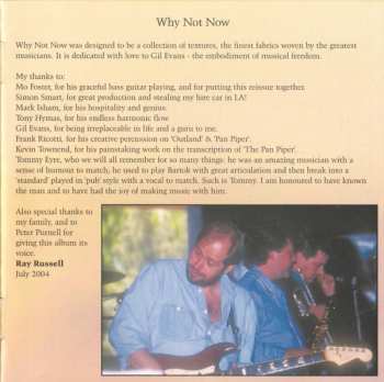 CD Ray Russell: Why Not Now
