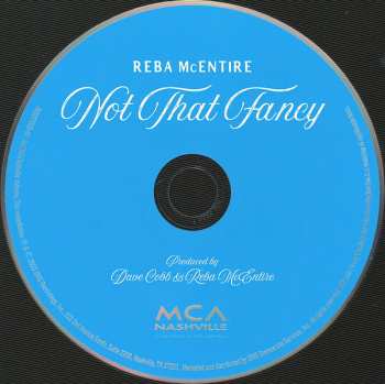 CD Reba McEntire: Not That Fancy