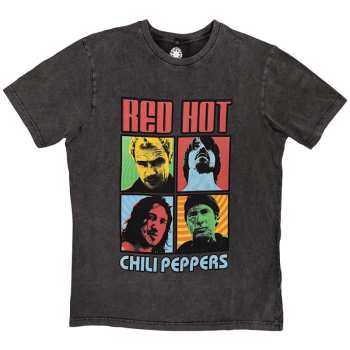 Merch Red Hot Chili Peppers: Stone Wash Tričko Portrait Photos