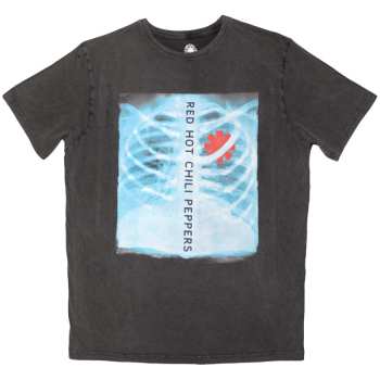 Merch Red Hot Chili Peppers: Red Hot Chili Peppers Unisex Stone Wash T-shirt: X-ray (charcoal Grey) (small) S