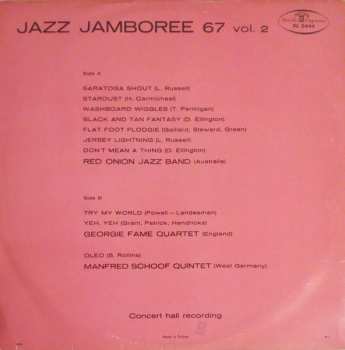 LP Manfred Schoof Quintet: Jazz Jamboree 67 Vol. 2