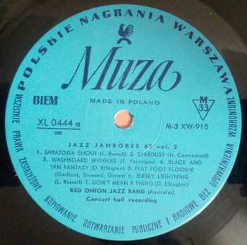 LP Manfred Schoof Quintet: Jazz Jamboree 67 Vol. 2