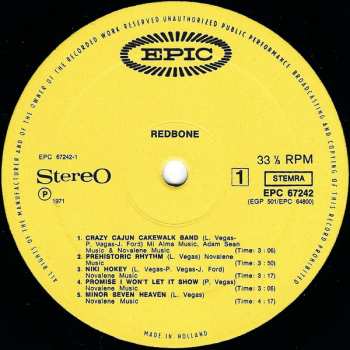 2LP Redbone: Redbone
