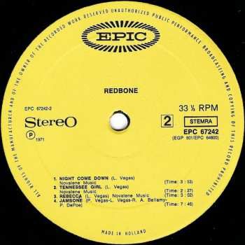 2LP Redbone: Redbone
