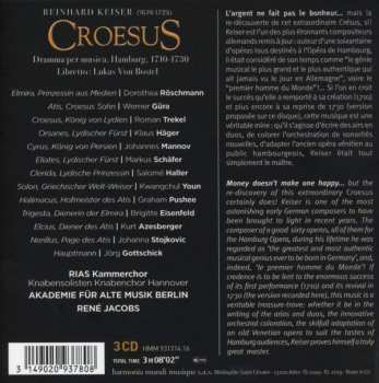 3CD/Box Set Dorothea Röschmann: Croesus