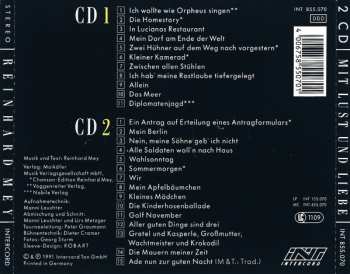 2CD Reinhard Mey: Mit Lust Und Liebe - Konzerte '90/91