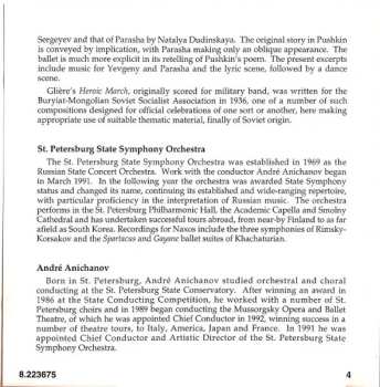 CD Reinhold Gliere: Shakh-Senem • Gyul'sara