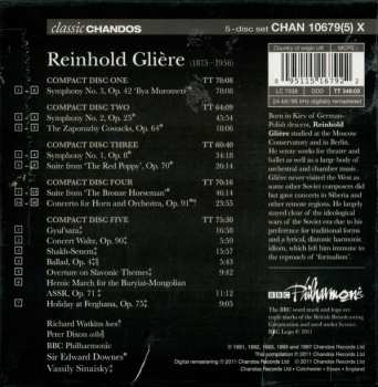 5CD/Box Set BBC Philharmonic: The Glière Orchestral Collection