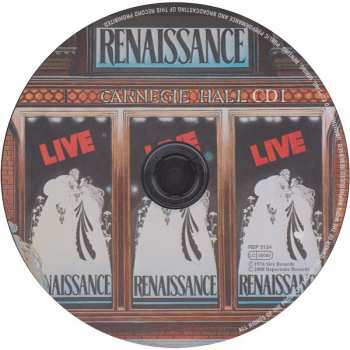 2CD Renaissance: Live At The Carnegie Hall DIGI