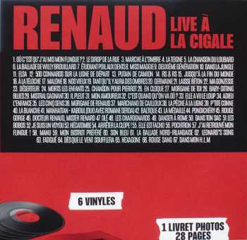 6LP/4CD/DVD/Box Set Renaud: Live À La Cigale
