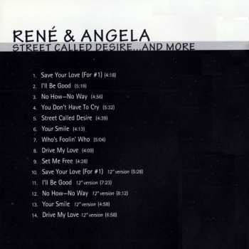 CD René & Angela: Street Called Desire ... And More