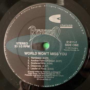 LP Reverend: World Won't Miss You