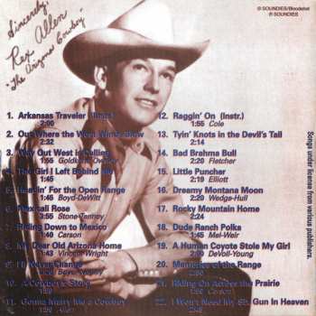 CD Rex Allen: The Last Of The Great Singing Cowboys