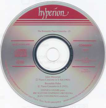 CD Jules Massenet: Piano Concerto In E Major / Piano Concerto In E Flat Major