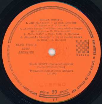 LP Rhoda Scott: Rhoda Scott 1.