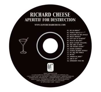 CD Richard Cheese: Aperitif For Destruction