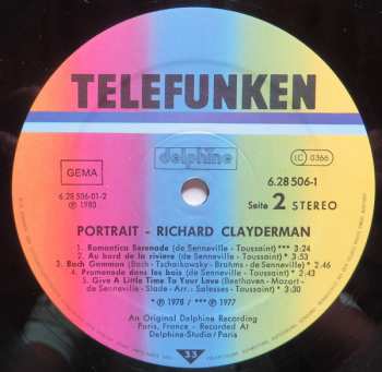 2LP Richard Clayderman: Portrait