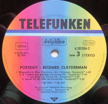 2LP Richard Clayderman: Portrait