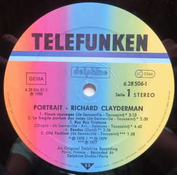 2LP Richard Clayderman: Portrait