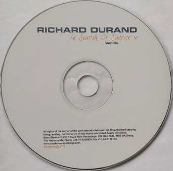3CD Richard Durand: In Search Of Sunrise 10: Australia