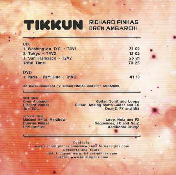 CD/DVD Richard Pinhas: Tikkun