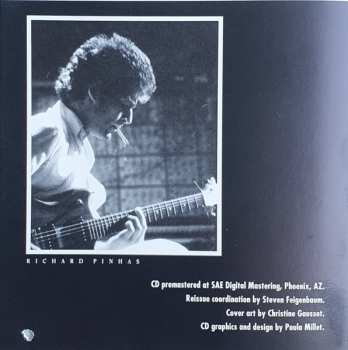 CD Richard Pinhas: Rhizosphere  /  Live, Paris 1982