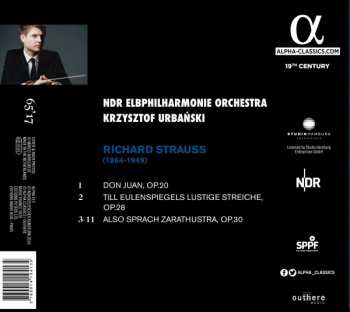 CD Richard Strauss: Also Sprach Zarathustra, Don Juan, Till Eulenspiegel