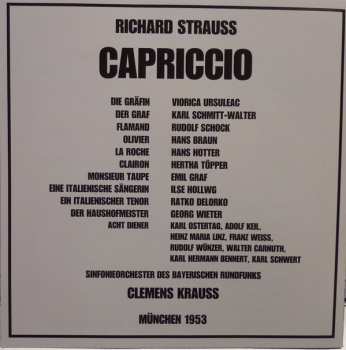 2CD Richard Strauss: Capriccio - München 1953