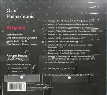 CD Richard Strauss: Don Quixote Op. 35 /  Don Juan Op. 20 / Till Eulenspiegels Lustige Streiche Op. 28