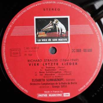 LP Richard Strauss:  Vier Letzte Lieder