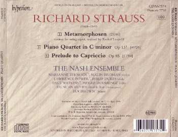CD Richard Strauss: Metamorphosen - Capriccio - Piano Quartet