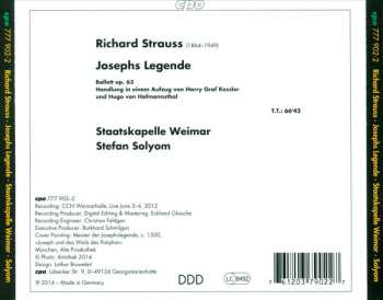 CD Richard Strauss: Josephs Legende
