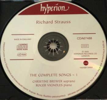 CD Richard Strauss: The Complete Songs - 1