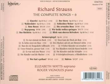 CD Richard Strauss: The Complete Songs - 6