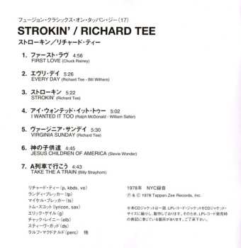 CD Richard Tee: Strokin'
