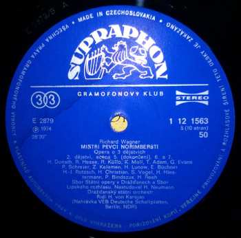 5LP/Box Set Herbert von Karajan: Mistři Pěvci Norimberští (Die Meistersinger von Nürnberg)