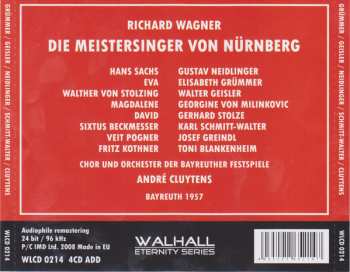 4CD/Box Set André Cluytens: Die Meistersinger Von Nürnberg - Gesamtaufnahme Bayreuth 1957