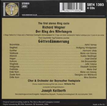 4CD Josef Greindl: Götterdämmerung - Recorded Live At The 1955 Bayreuth Festival - First Ever Release