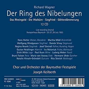 12CD/Box Set Richard Wagner: Der Ring Des Nibelungen [Bayreuth 1953]
