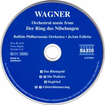 CD Richard Wagner: Orchestral Music From Der Ring Des Nibelungen