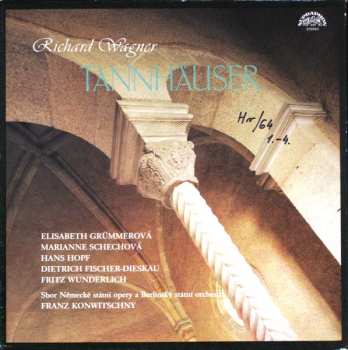 4LP/Box Set Dietrich Fischer-Dieskau: Tannhäuser A Zápas Pěvců Na Wartburgu