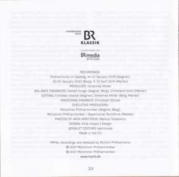 CD Gustav Mahler: Wesendonck-Lieder / Sieben Frühe Lieder / Rückert-Lieder