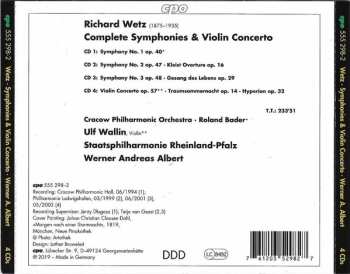 4CD/Box Set Staatsphilharmonie Rheinland-Pfalz: Complete Symphonies & Violin Concerto