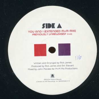 LP Rick James: You And I (Extended M+M Mix) LTD