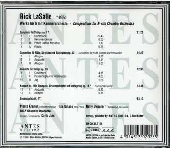 CD Rick LaSalle: Compositions For & With Chamber Orchestra