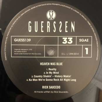 2LP Rick Saucedo: Heaven Was Blue