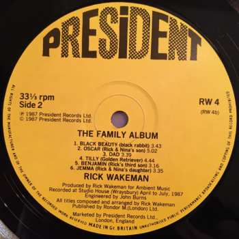 LP Rick Wakeman: The Family Album